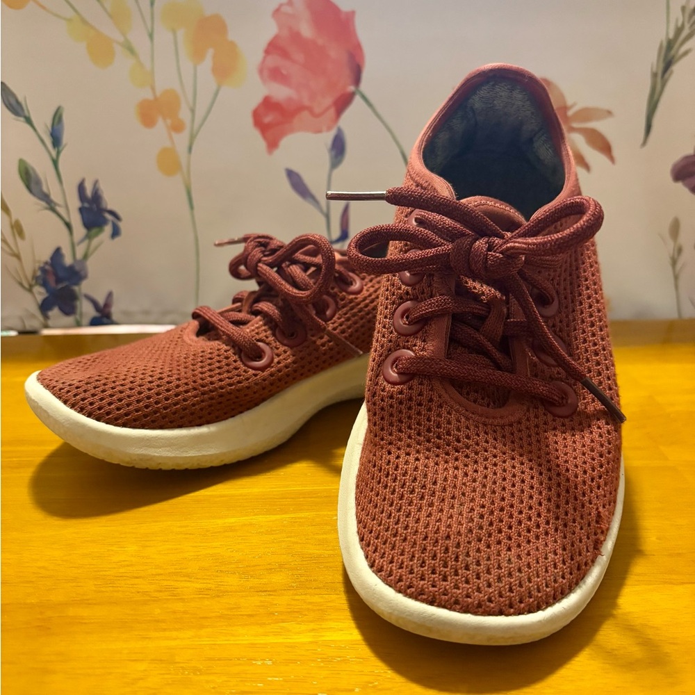 Allbirds Tree Runners, Maroon W5